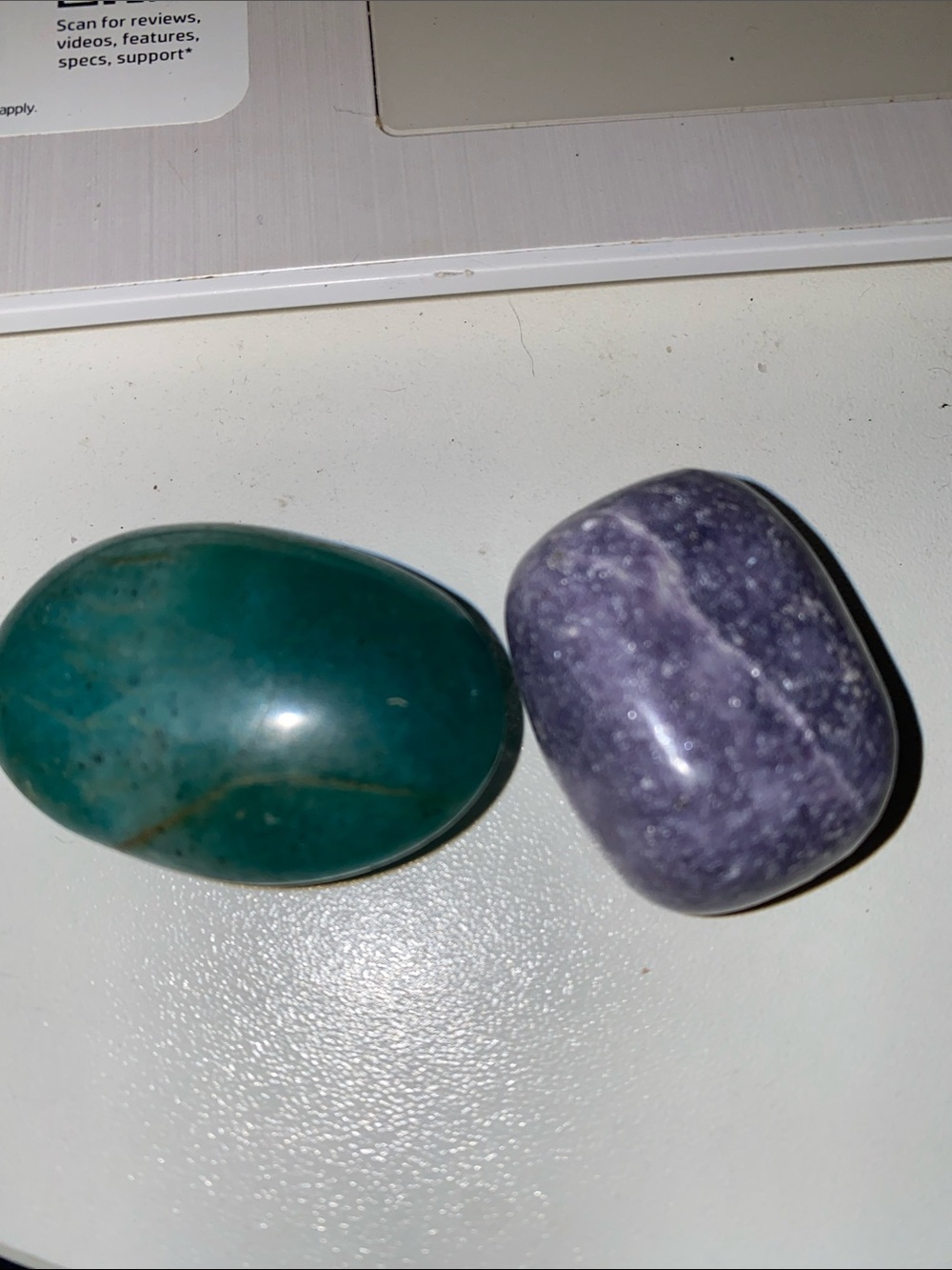 Polished Green and Purple Decorative Gemstone Set - Home Accents